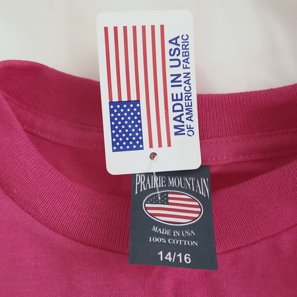 2/$20 Fuchsia Pink Mermaid Shirt San Diego California Print Girls Size 14/16 - Picture 4 of 5